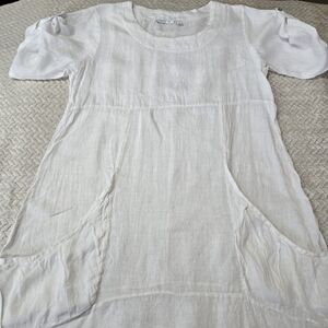 Elegant White Mini Dress